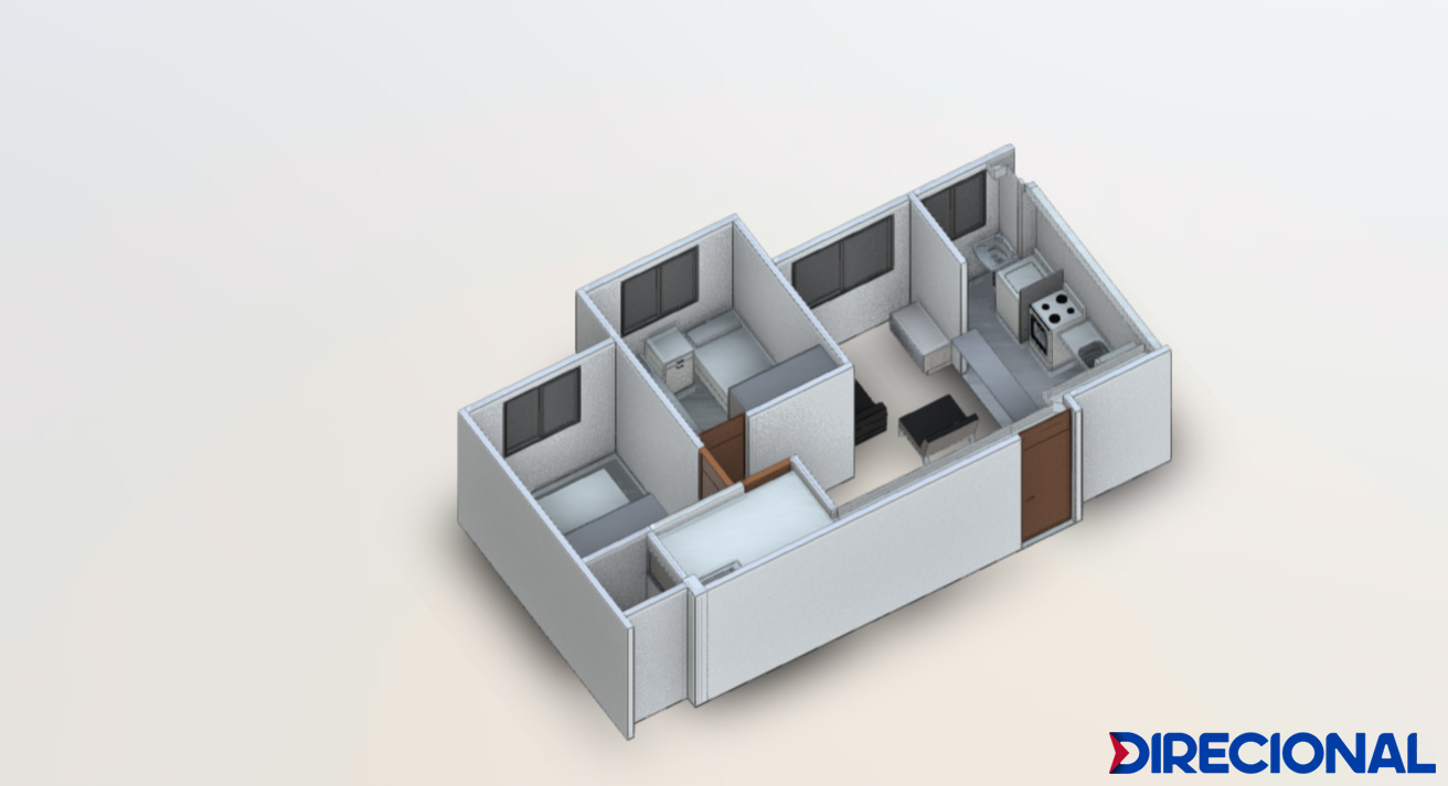 Projeto realizado pela Direcional - empresa que participou da Semana de Otimização com BIM