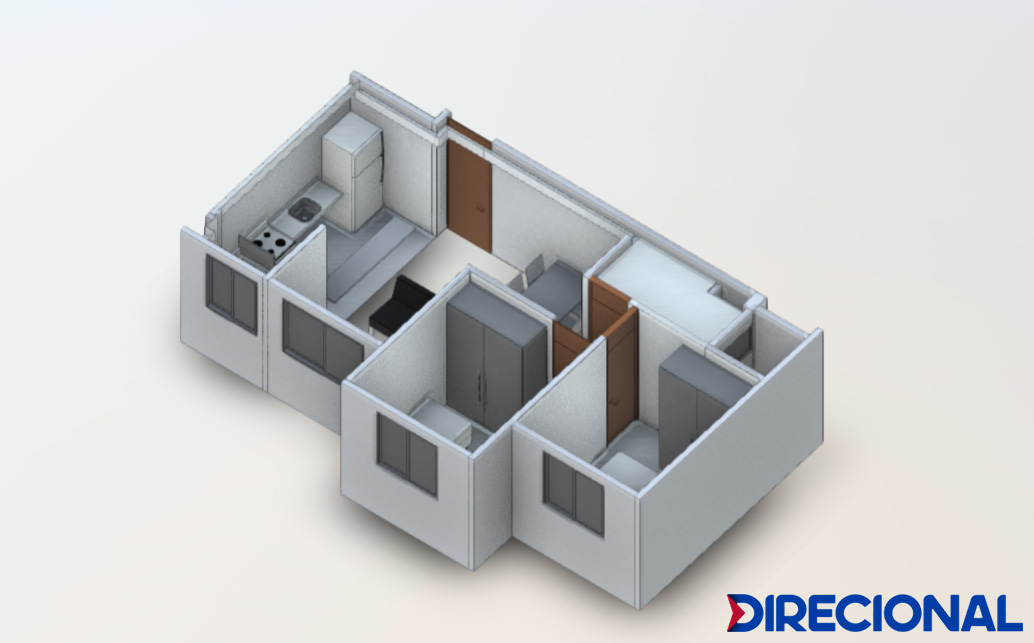 Projeto realizado pela Direcional - empresa que participou da Semana de Otimização com BIM